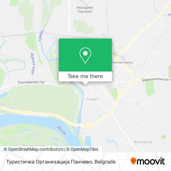 Туристичка Организација Панчево map