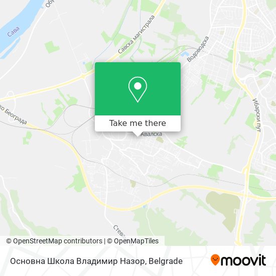 Основна Школа Владимир Назор map