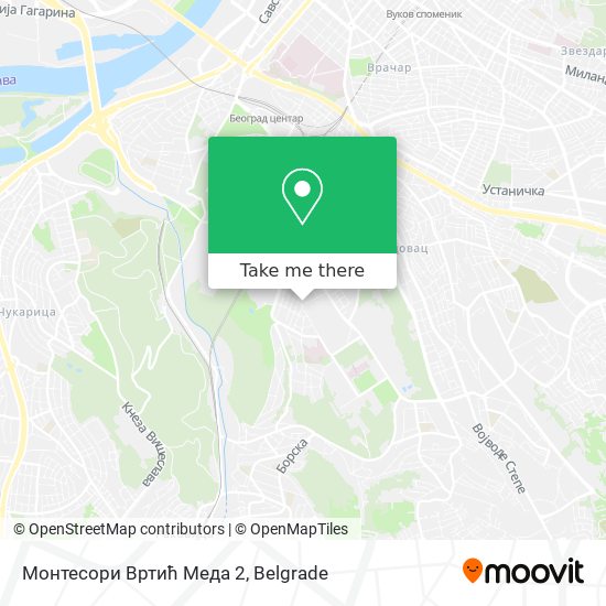 Монтесори Вртић Меда 2 map