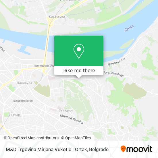 M&D Trgovina Mirjana Vukotic I Ortak map