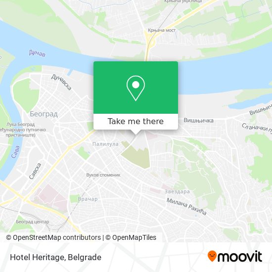 Hotel Heritage map