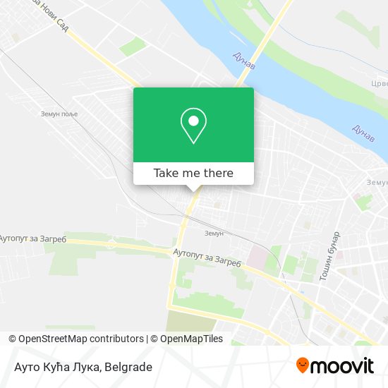 Ауто Кућа Лука map