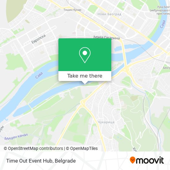 Time Out Event Hub map