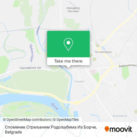 Споменик Стрељаним Родољубима Из Борче map