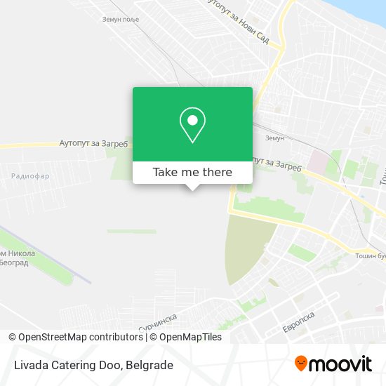 Livada Catering Doo map