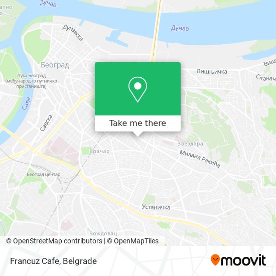 Francuz Cafe map