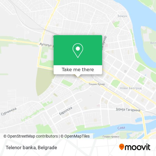 Telenor banka map