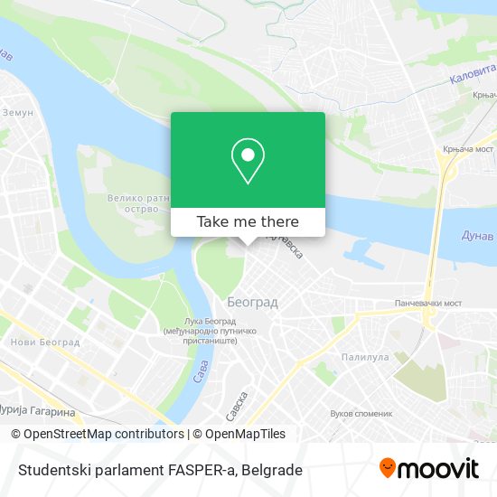 Studentski parlament FASPER-a map