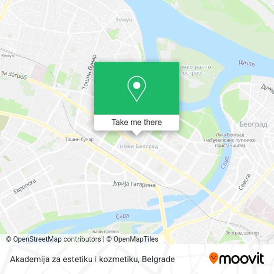 Akademija za estetiku i kozmetiku map