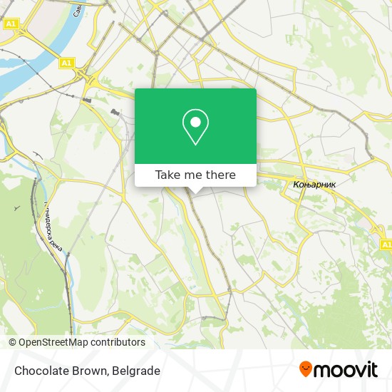 Chocolate Brown map