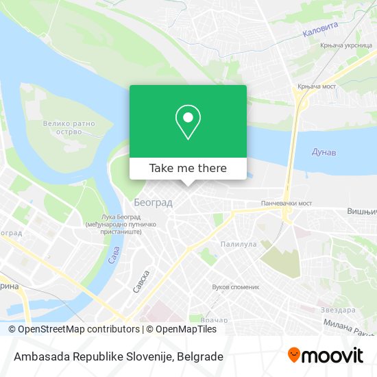 Ambasada Republike Slovenije map