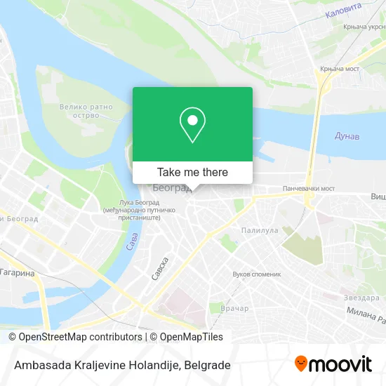 Ambasada Kraljevine Holandije map