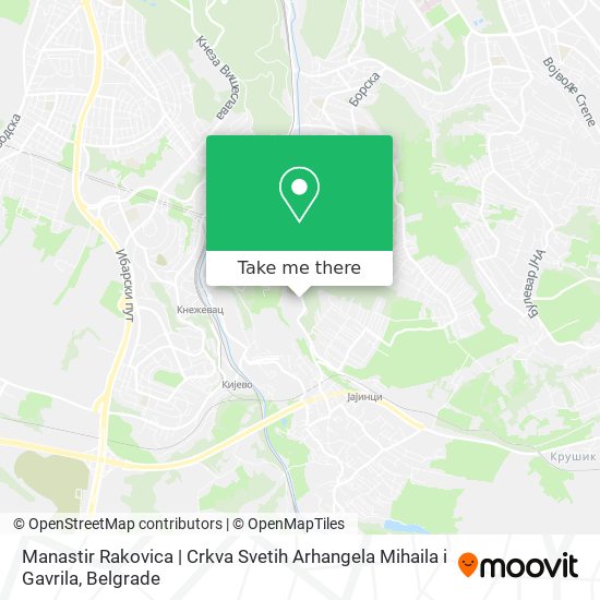 Manastir Rakovica | Crkva Svetih Arhangela Mihaila i Gavrila map
