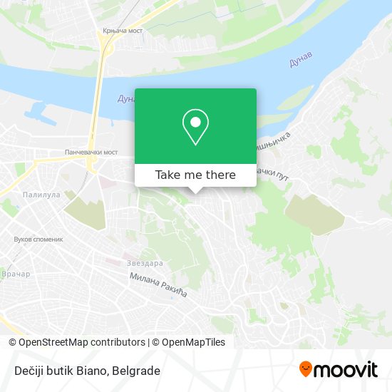 Dečiji butik Biano map