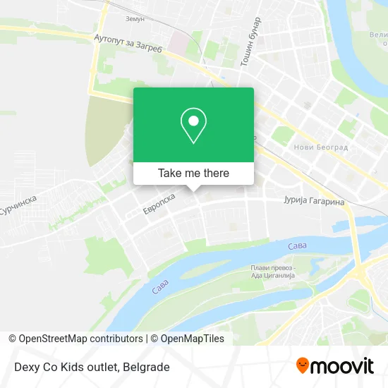 Dexy Co Kids outlet map