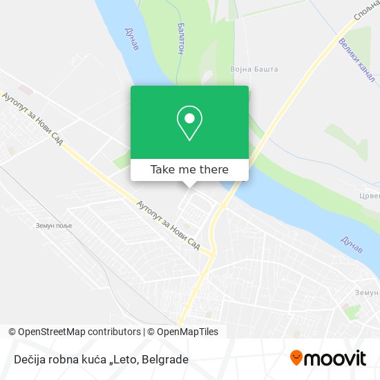 Dečija robna kuća „Leto map