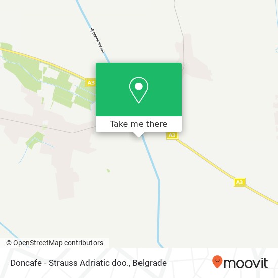 Doncafe - Strauss Adriatic doo. map