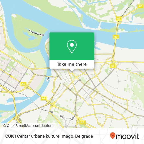 CUK | Centar urbane kulture Imago map