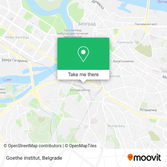 Goethe institut map