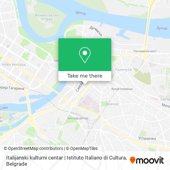 Italijanski kulturni centar | Istituto Italiano di Cultura map