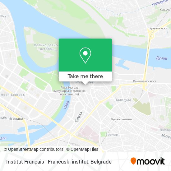 Institut Français | Francuski institut map