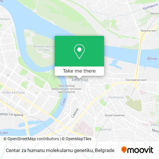 Centar za humanu molekularnu genetiku map