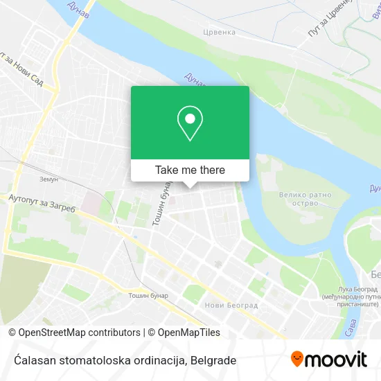 Ćalasan stomatoloska ordinacija map