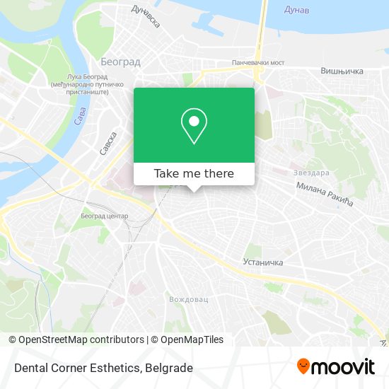 Dental Corner Esthetics map