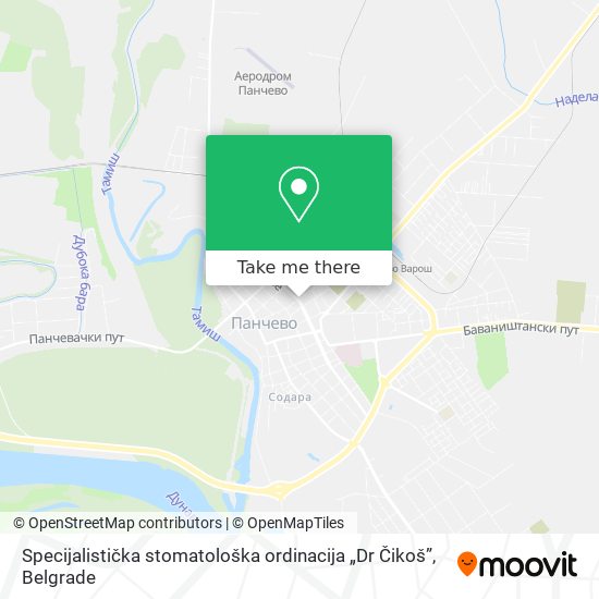 Specijalistička stomatološka ordinacija „Dr Čikoš” map