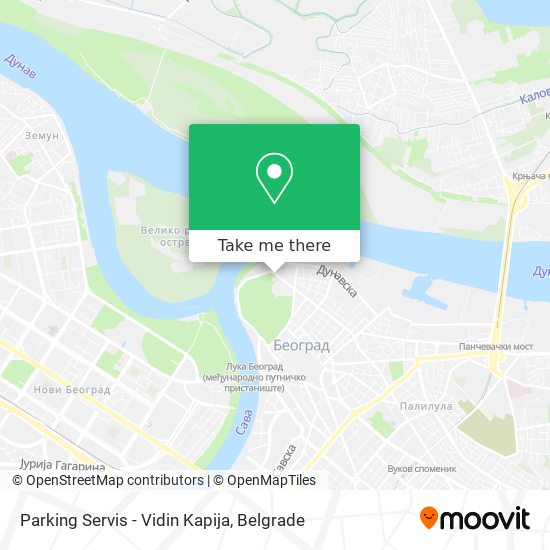Parking Servis - Vidin Kapija map