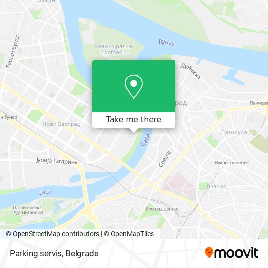 Parking servis map