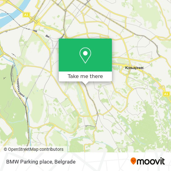 BMW Parking place map