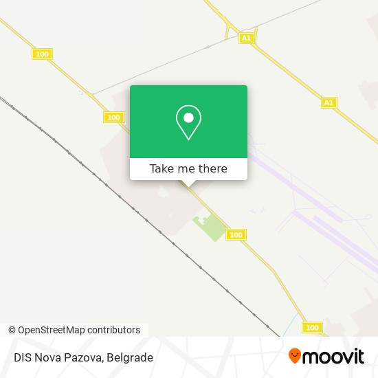 DIS Nova Pazova map