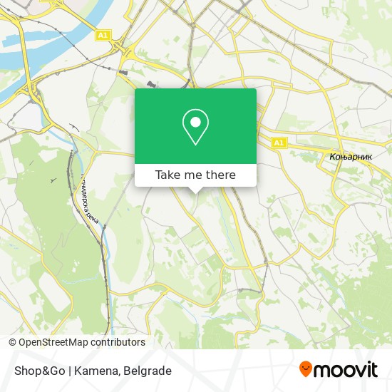 Shop&Go | Kamena map