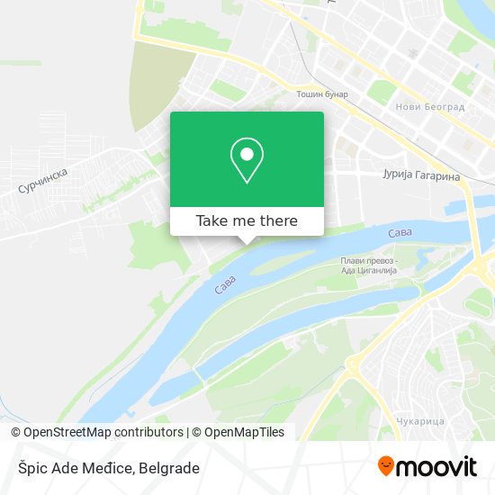 Špic Ade Međice map