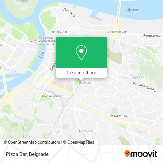 Pizza Bar map
