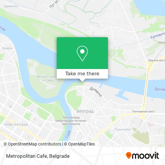 Metropolitan Cafe map