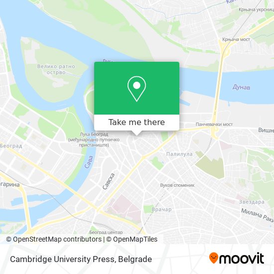 Cambridge University Press map