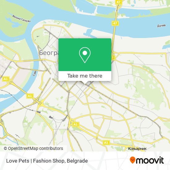 Love Pets | Fashion Shop map