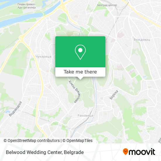 Belwood Wedding Center map