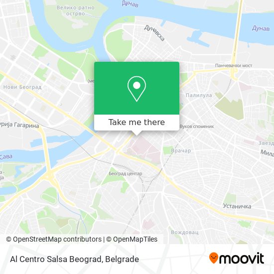 Al Centro Salsa Beograd map