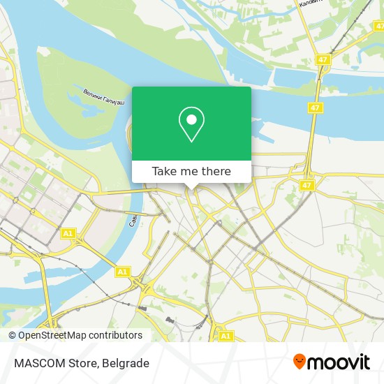 MASCOM Store map