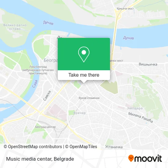 Music media centar map