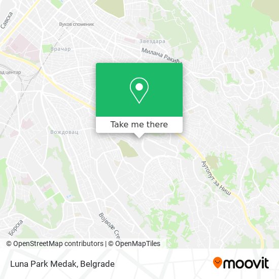 Luna Park Medak map