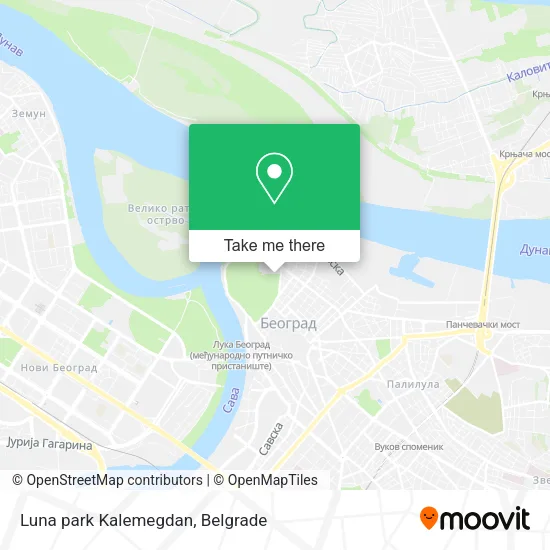 Beo Zoo Vrt Mapa How To Get To Luna Park Kalemegdan In Stari Grad By Bus, Light Rail Or  Train?
