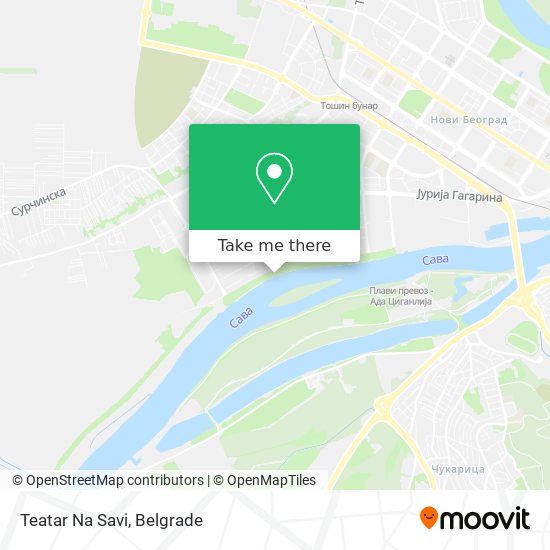 Teatar Na Savi map