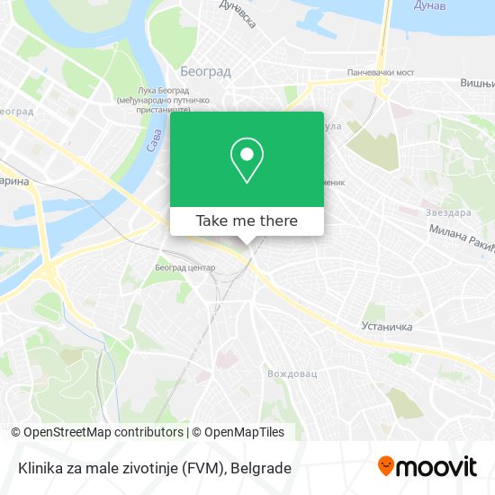 Klinika za male zivotinje (FVM) map