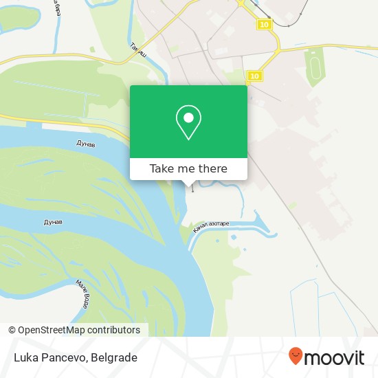 Luka Pancevo map