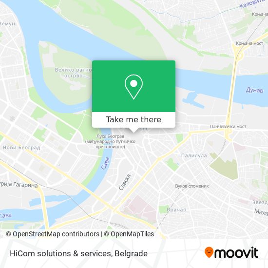 HiCom solutions & services map