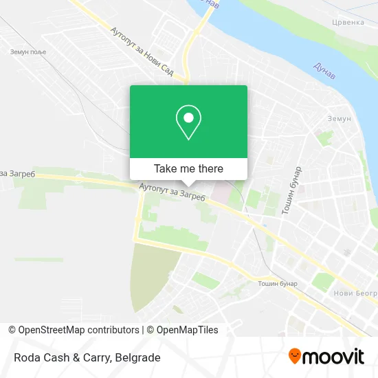 Roda Cash & Carry map